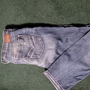 BKE Derek Straight Leg Performance Denim Blue Jeans Size 40R Buckle Men